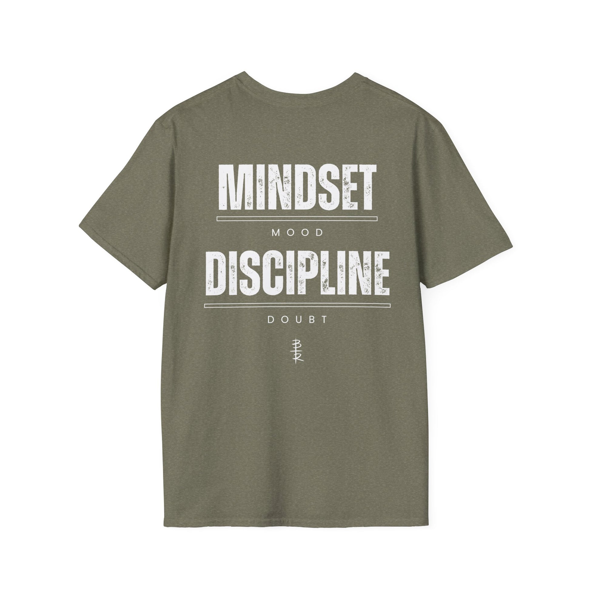 Mindset Over Mood Discipline Over Doubt Unisex Softstyle T-Shirt