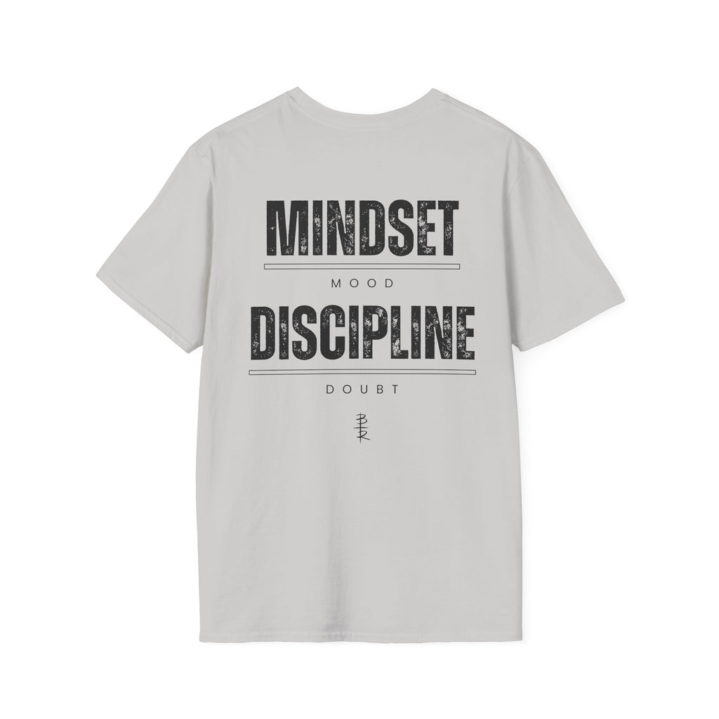 Mindset Over Mood Discipline Over Doubt Unisex Softstyle T-Shirt