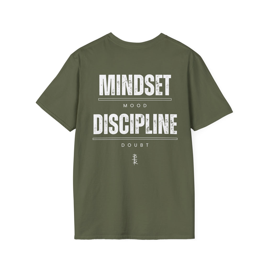 Mindset Over Mood Discipline Over Doubt Unisex Softstyle T-Shirt