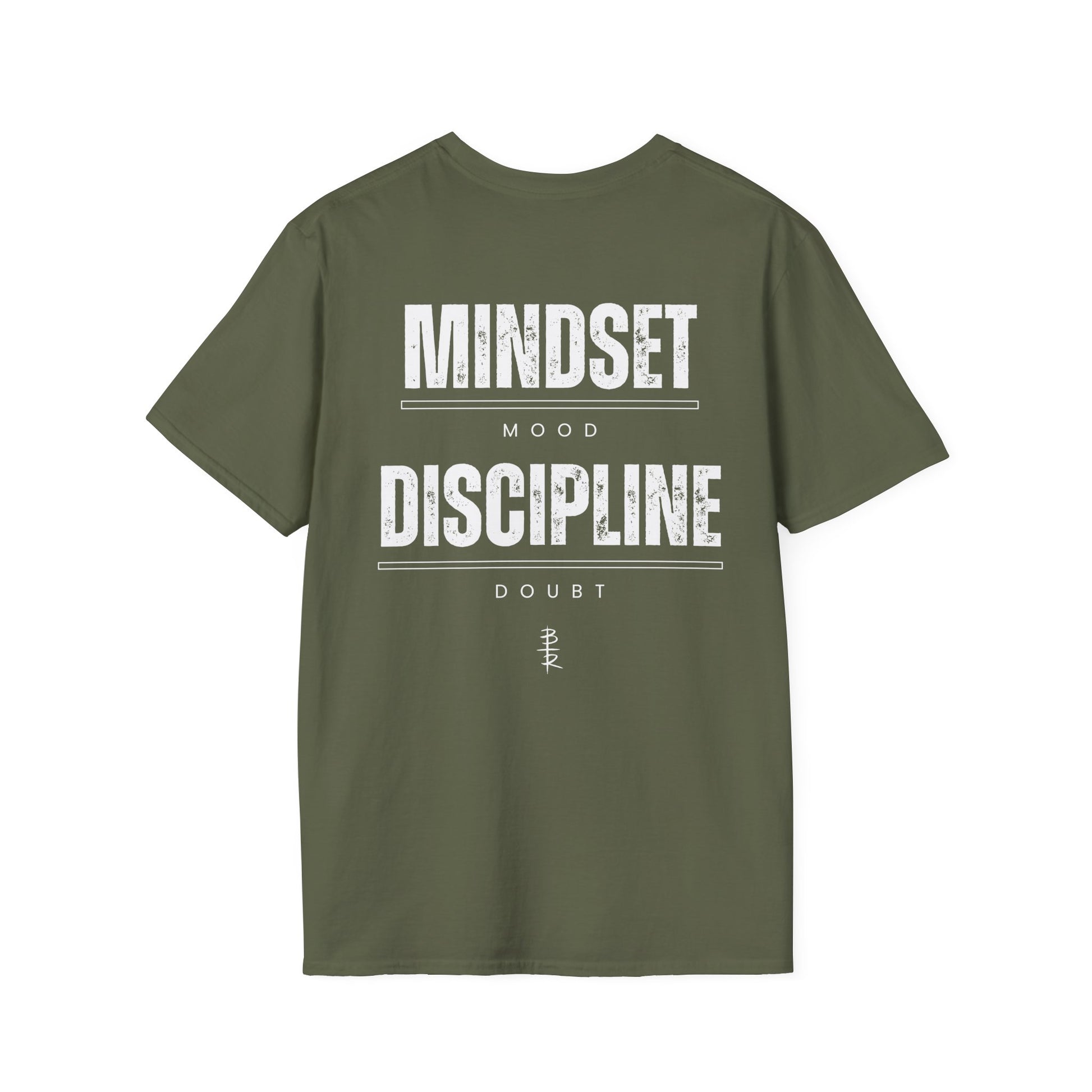 Mindset Over Mood Discipline Over Doubt Unisex Softstyle T-Shirt