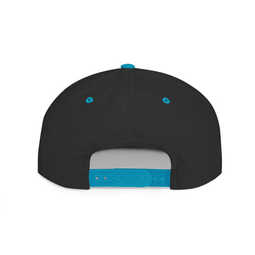 BTR Flat Bill Snapback - Black and Teal